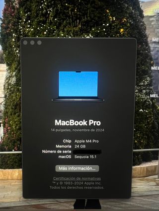 MacBook Pro M4 14” / 24GB RAM / 512GB SSD