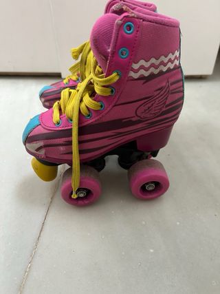 Patines infantiles rosas