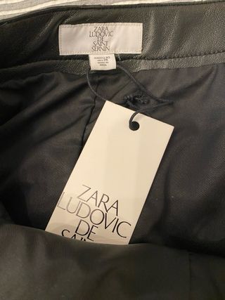 Falda Pelo Ludovic x Zara Negra