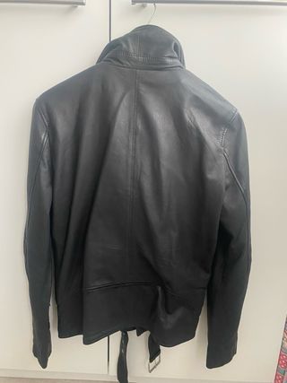 Chaqueta Piel CITYZEN Orion 2 black. Talla L.