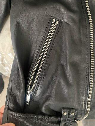 Chaqueta Piel CITYZEN Orion 2 black. Talla L.