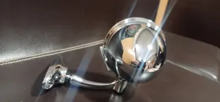 Retrovisor Coche Clásico Cromado