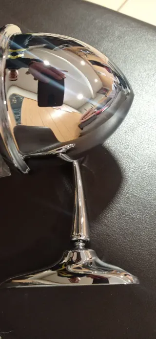 Retrovisor Coche Clásico Cromado