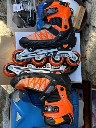 Patines en línea talla 40 Naranja