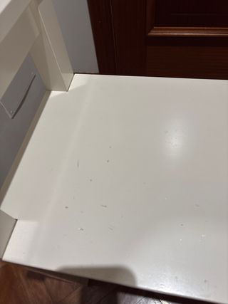 Banco zapatero blanco, madera y metal