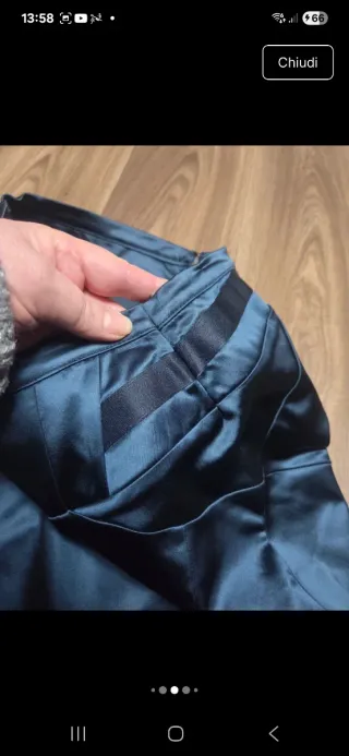 Gonna tubino Just Cavalli blu taglia 44