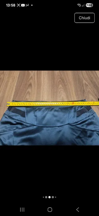 Gonna tubino Just Cavalli blu taglia 44