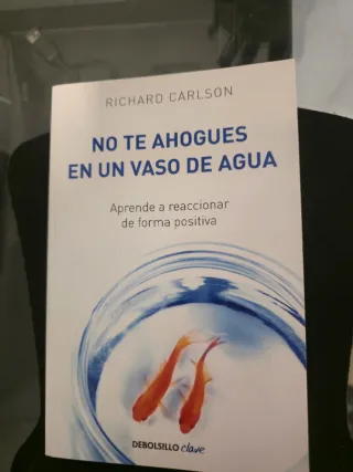 No te ahogues en un baso de agua, libro