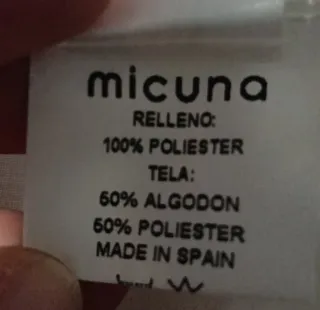 Funda Nórdica Cuna MICUNA Blanca