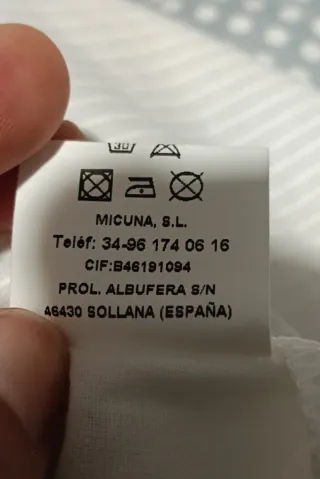 Funda Nórdica Cuna MICUNA Blanca