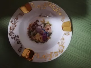 Cenicero de porcelana Limoges France