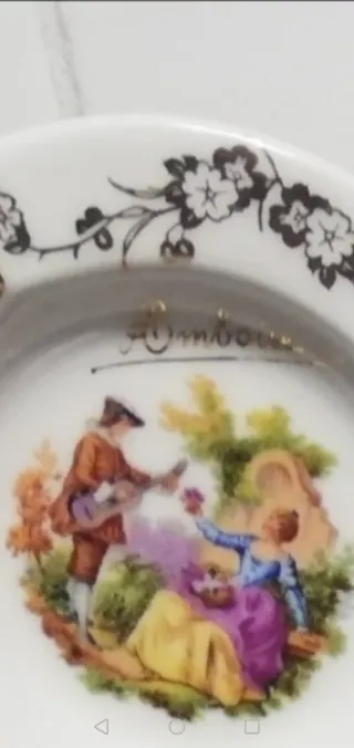 Cenicero de porcelana Limoges France