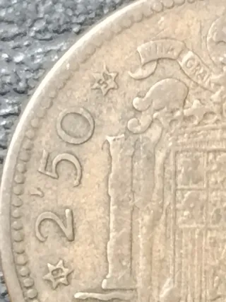 Moneda 2.50 Pesetas Franco 1953
