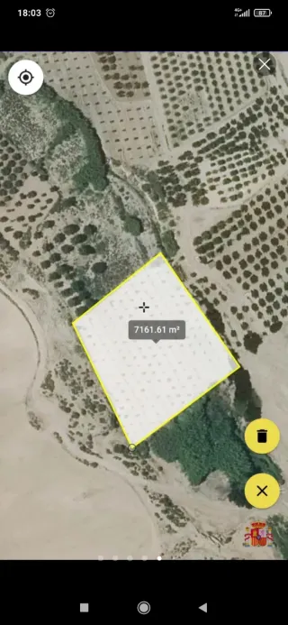 Terreno de 7100m con regadío