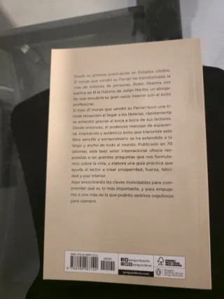 El monje que vendio su ferrari, libro