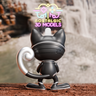 Figura Meowth (Pokemon) x Black Panther (Marvel)
