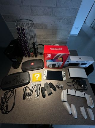 Nintendo Switch OLED Blanca HEKATE