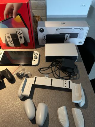 Nintendo Switch OLED Blanca HEKATE