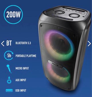 Altavoz Fiesta NGS Bluetooth 200W
