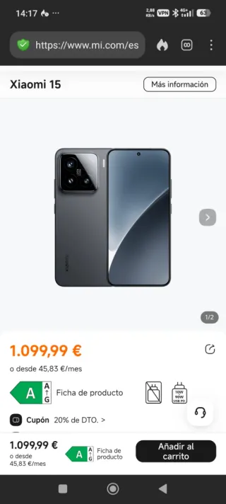 Xiaomi 15 12/256GB alta gamma + extra