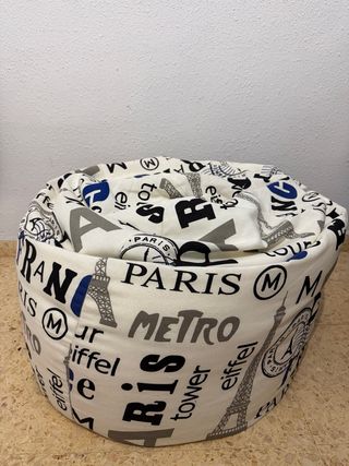 Puff estampado París Torre Eiffel