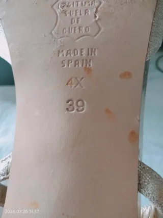 Zapatos de fiesta Platino dorados y plateados