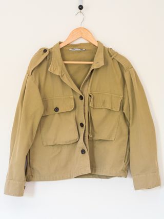 Chaqueta verde militar
