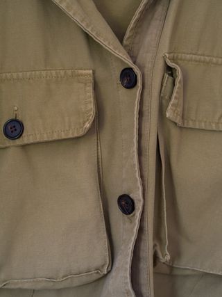 Chaqueta verde militar