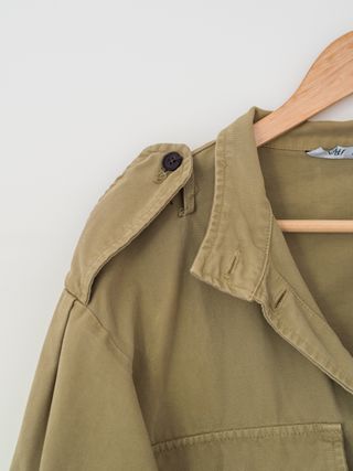 Chaqueta verde militar