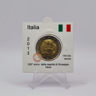 2 Euro Commemorativa Italia 2013 Verdi FDC