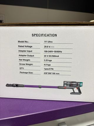 Aspiradora de mano sin cable