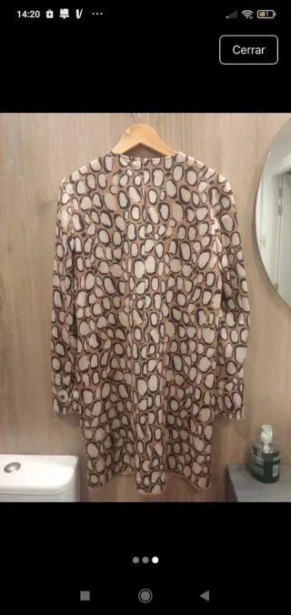 Vestido Adolfo Domínguez estampado