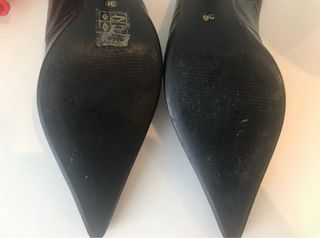 Zapatos tacón destalonado La Strada negros