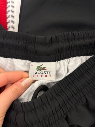 Chándal Lacoste Negro
