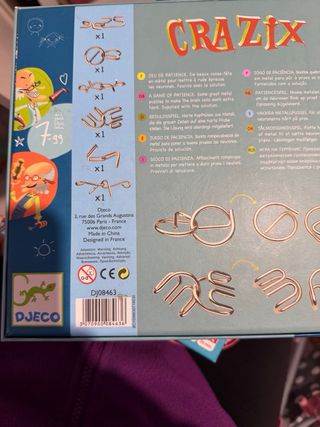 Juego de ingenio y paciencia CRAZIX