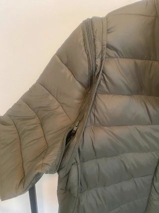 Plumífero Cortefiel woman verde caqui ligero...