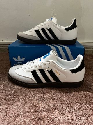 Adidas Samba Blancas y Negras
