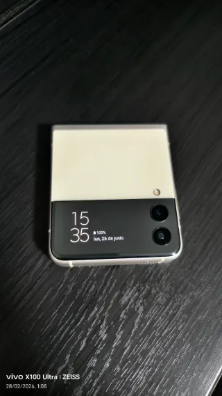 Samsung Galaxy Z Flip 3 Beige/Negro