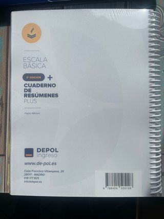 Libro Resumen Policía Nacional