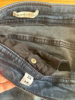 Pantalones hombre azul