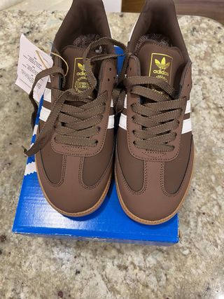 Adidas Samba OG Marrones y Blancas