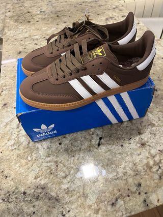 Adidas Samba OG Marrones y Blancas