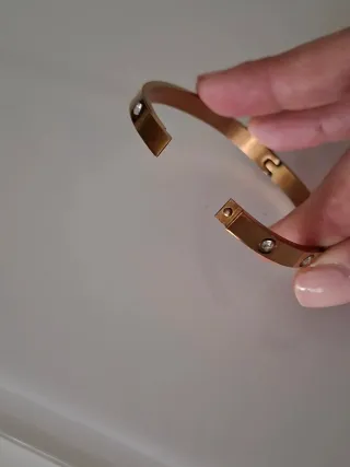 Conjunto pulsera y 3 anillos acero