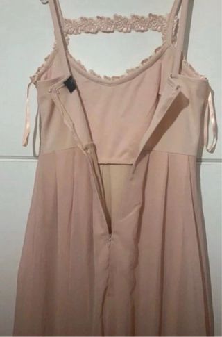 Abito lungo elegante rosa Ax Paris