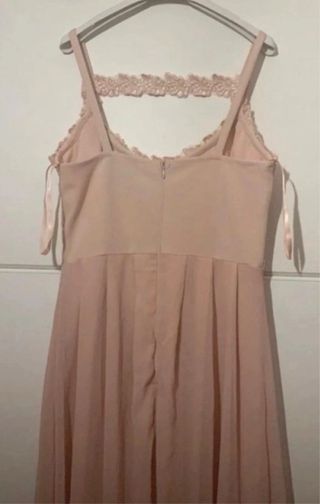 Abito lungo elegante rosa Ax Paris