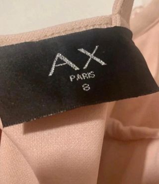 Abito lungo elegante rosa Ax Paris