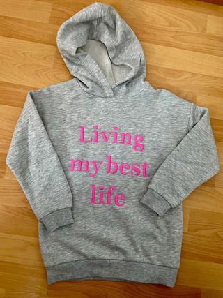 Sudadera para niña edad 7 años