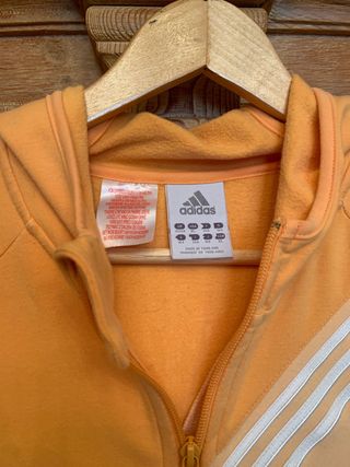 Sudadera Adidas Mujer Naranja en dos tonos claros