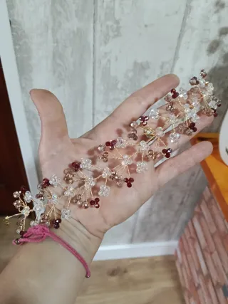 Collar gargantilla  cuentas de cristal