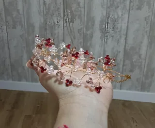 Collar gargantilla  cuentas de cristal